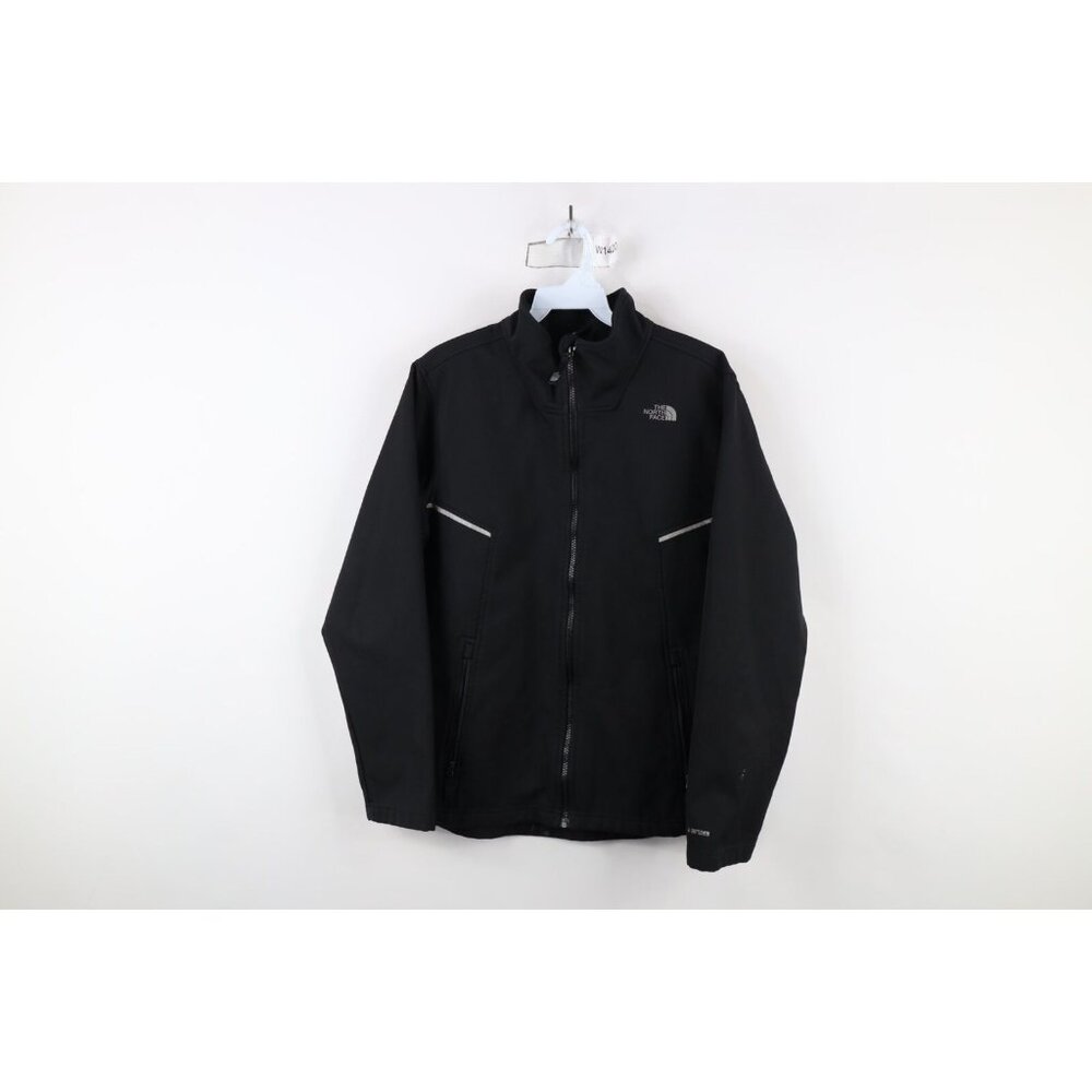 The North Face Boys XL Distressed Fleece Lined Apex Bionic Full Zip Jacket Black